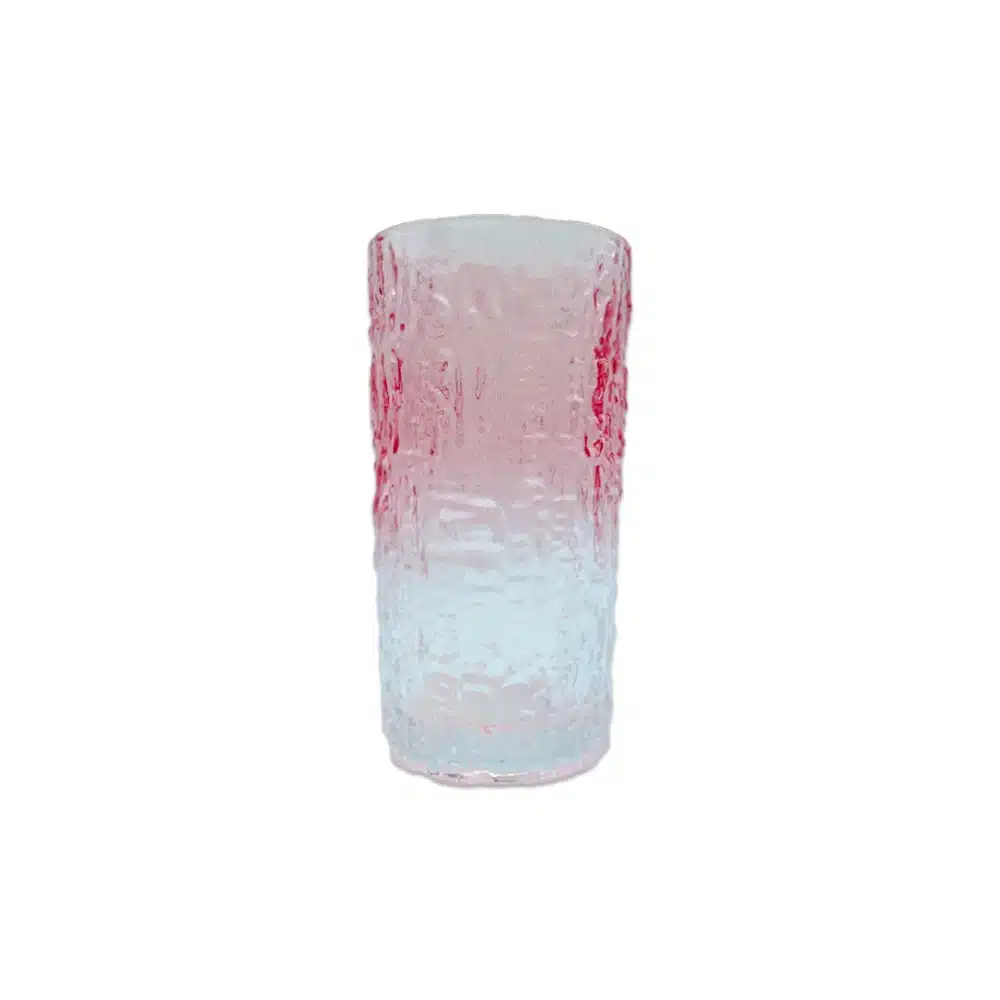 Vaso de Vidrio Rosa