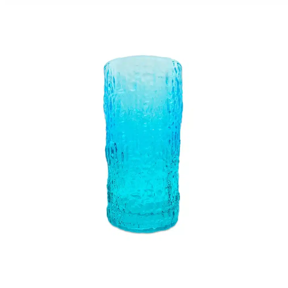 Vaso de Vidrio Azul