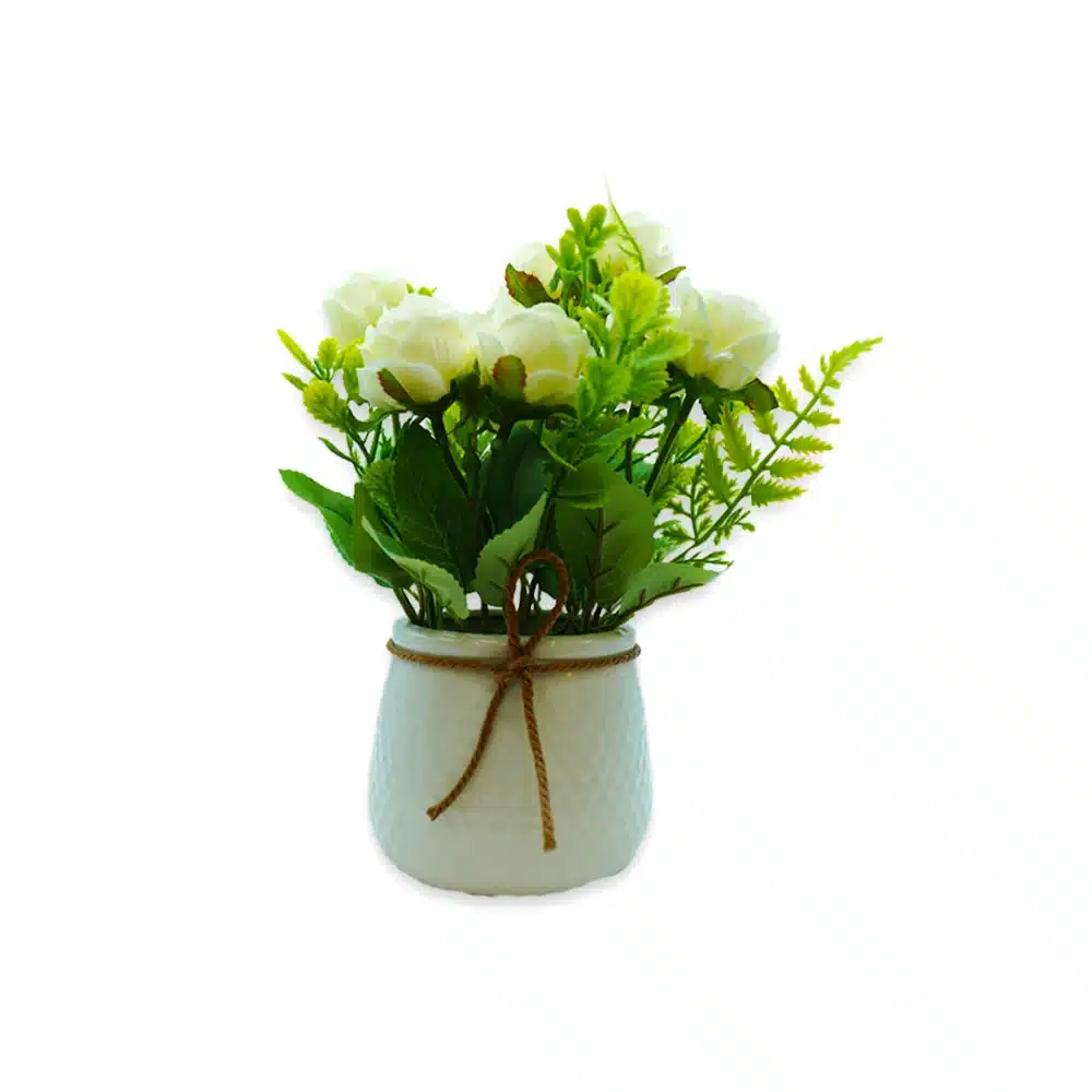 Flores Artificiales Blancas