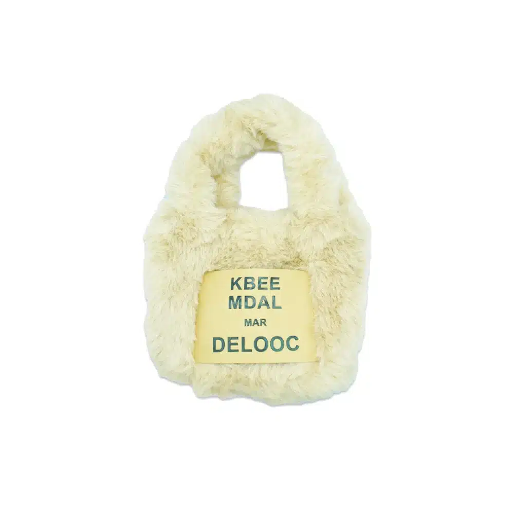 Bolso de Peluche Marron Claro
