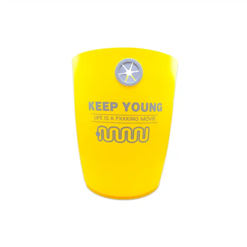 Bote de Basura para Mascota Amarillo